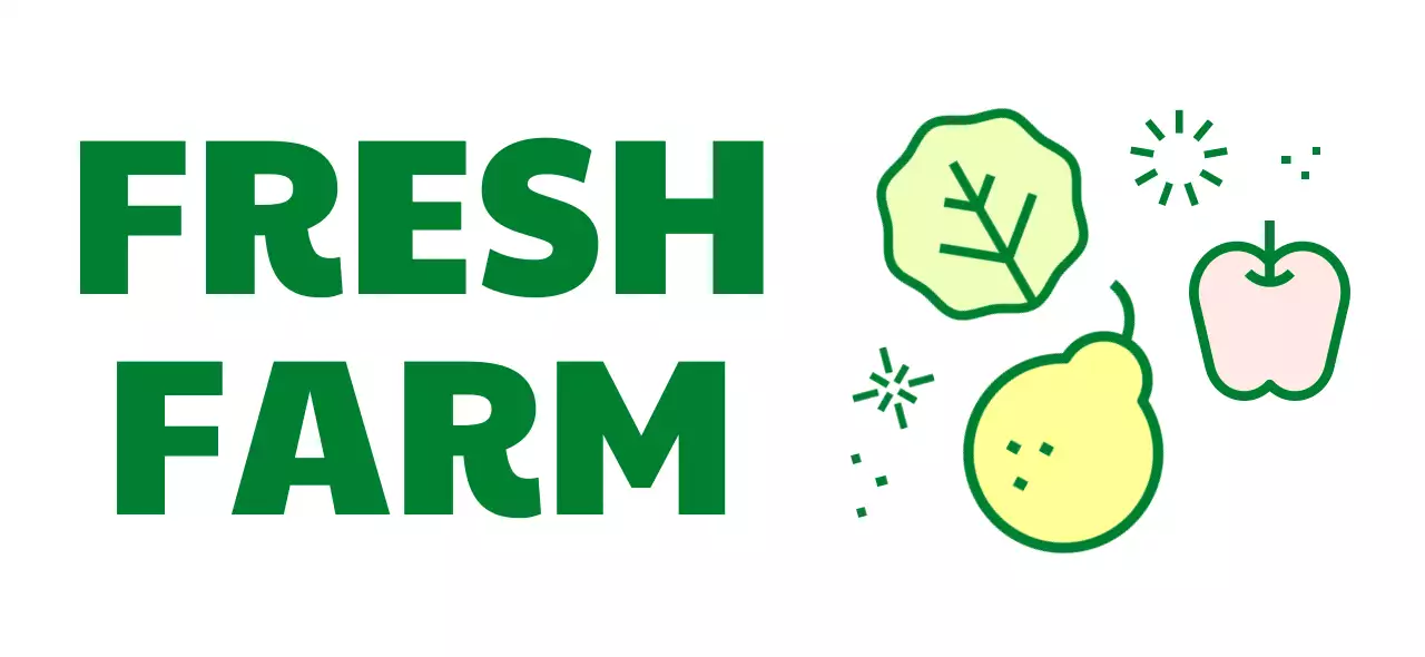 緑 シンプル 農業 ロゴ イラスト