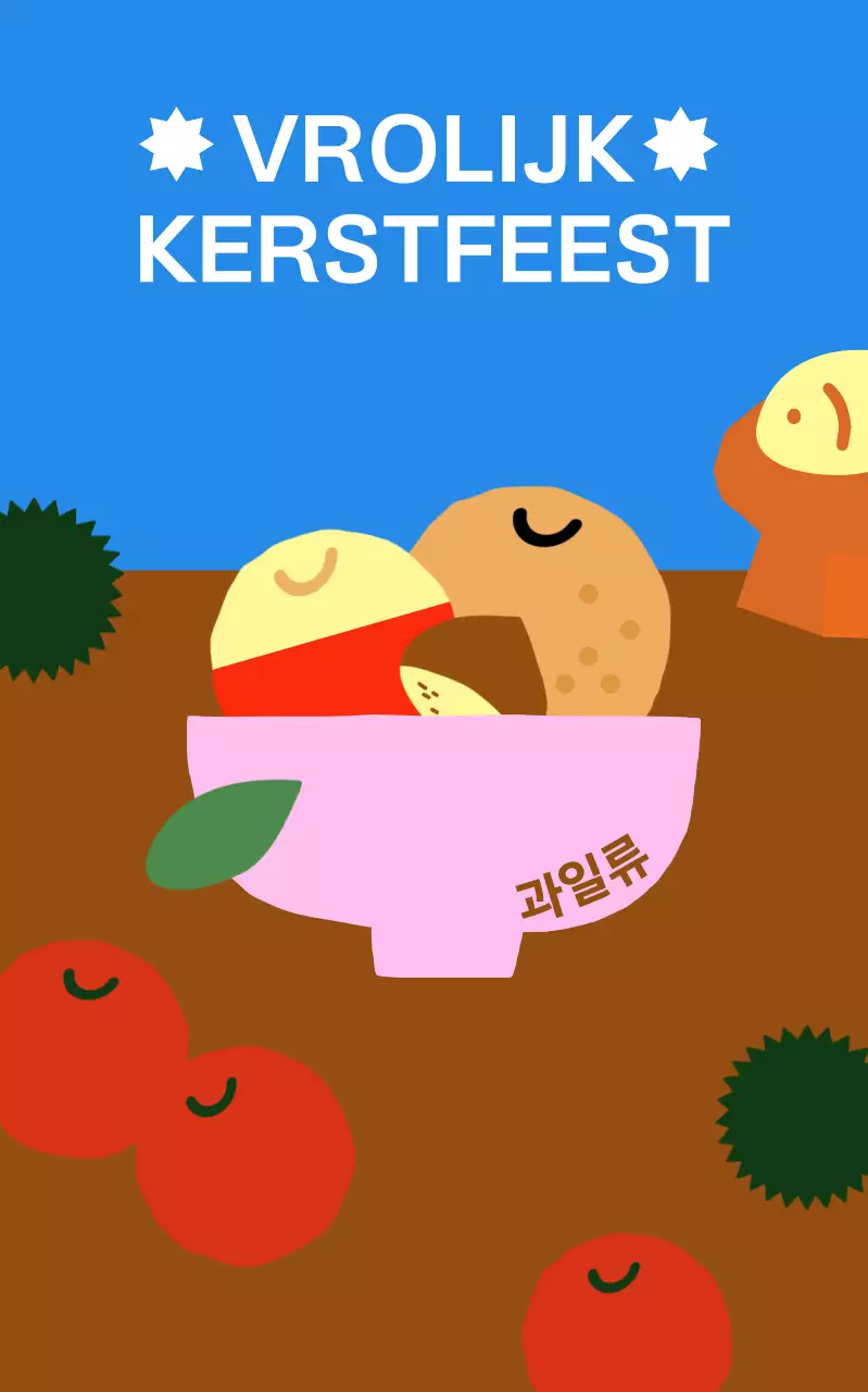 Blue Simple Chuseok Festival