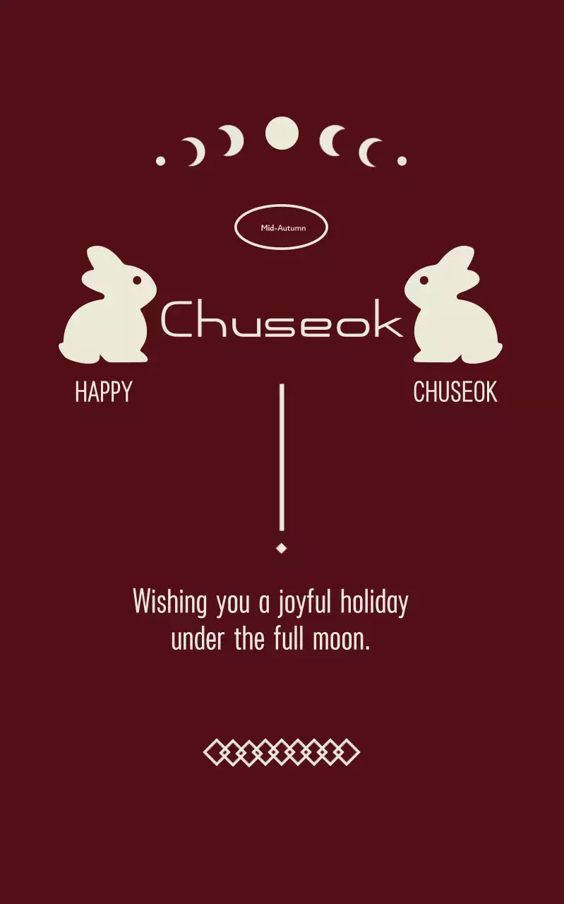 Brown Traditional Chuseok Celebration