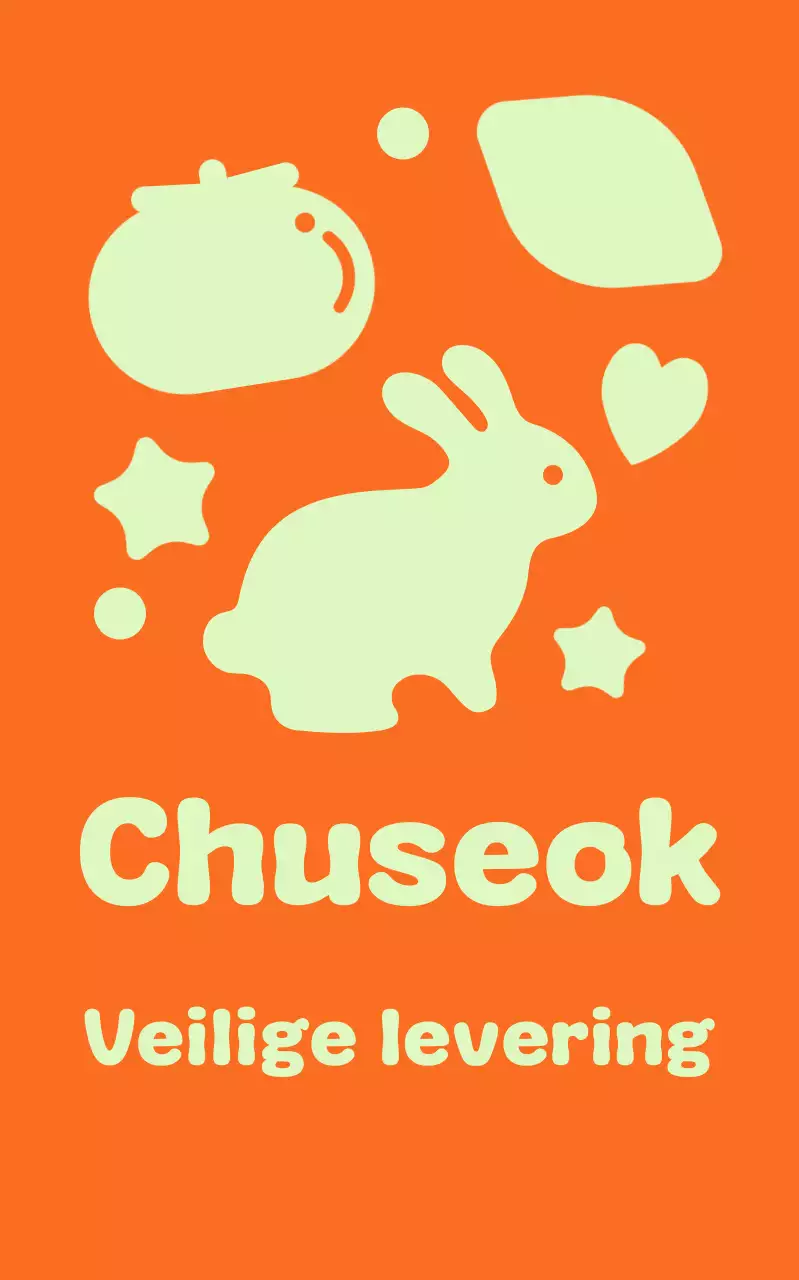 Advertentie voor Orange Baby Chuseok