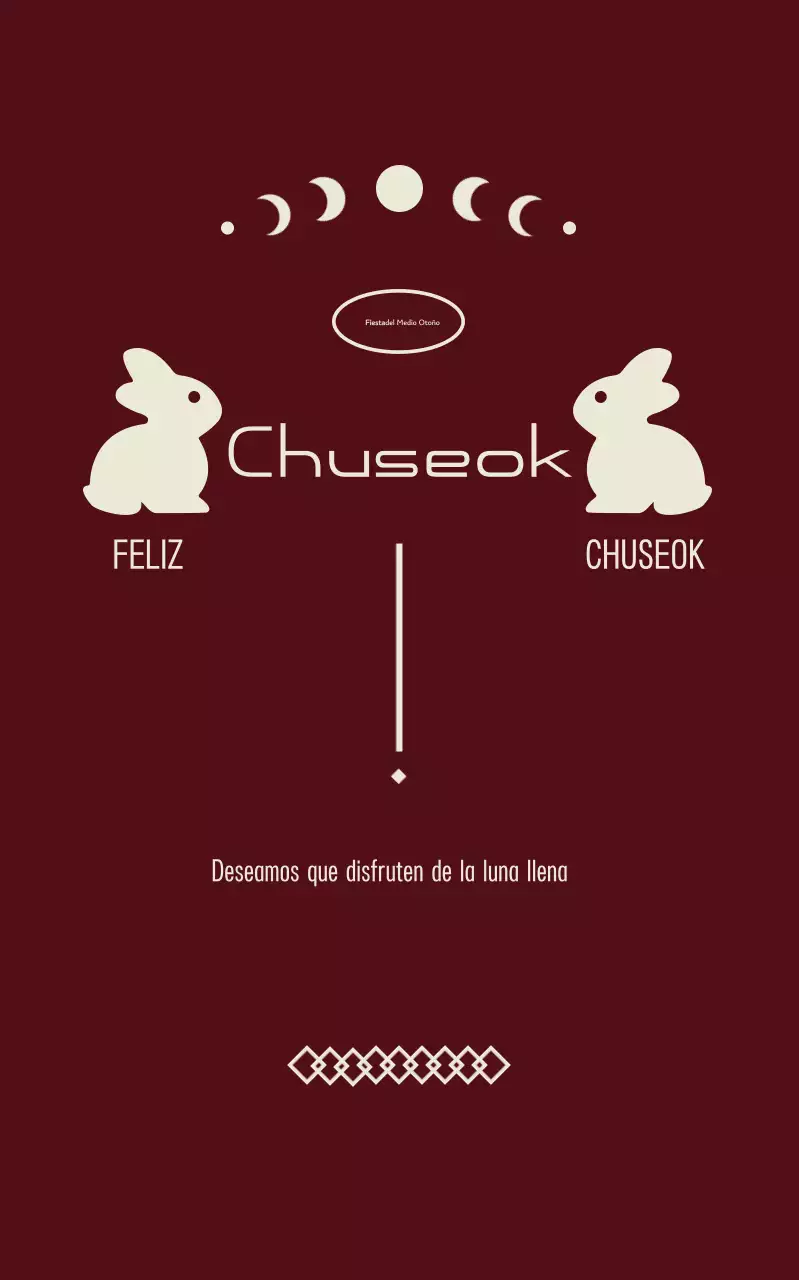 Celebración tradicional de Chuseok de Brown