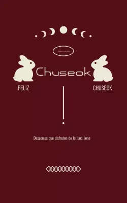 Celebración tradicional de Chuseok de Brown