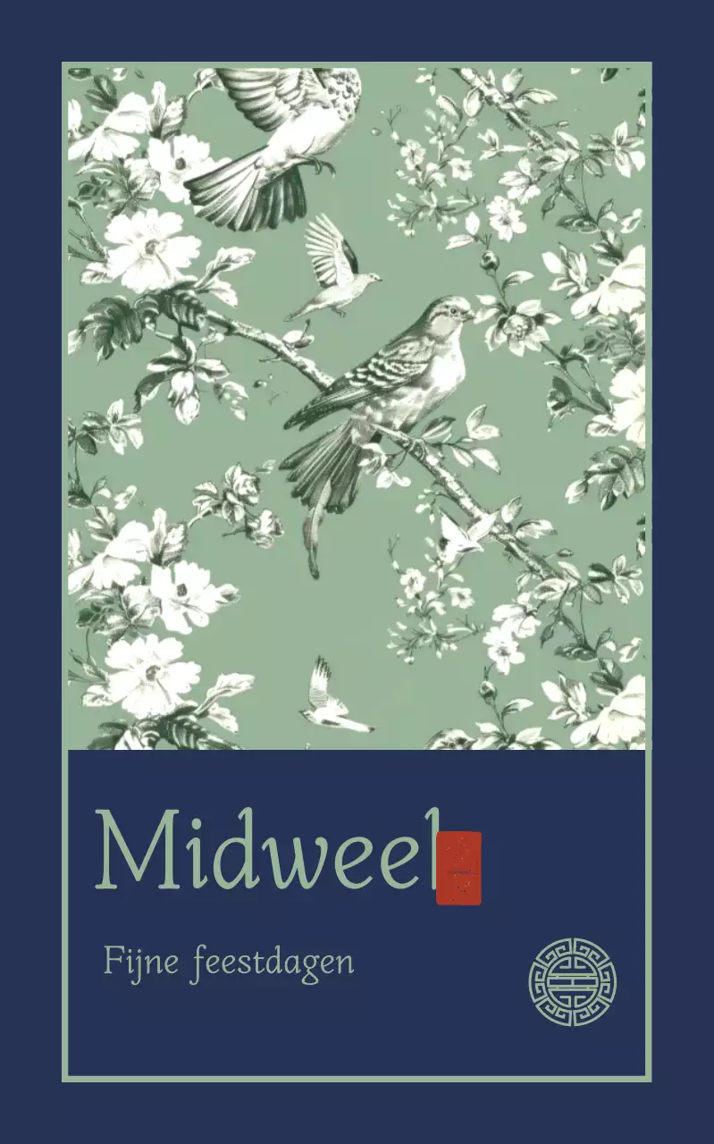 Kaki traditionele Chuseok-groeten