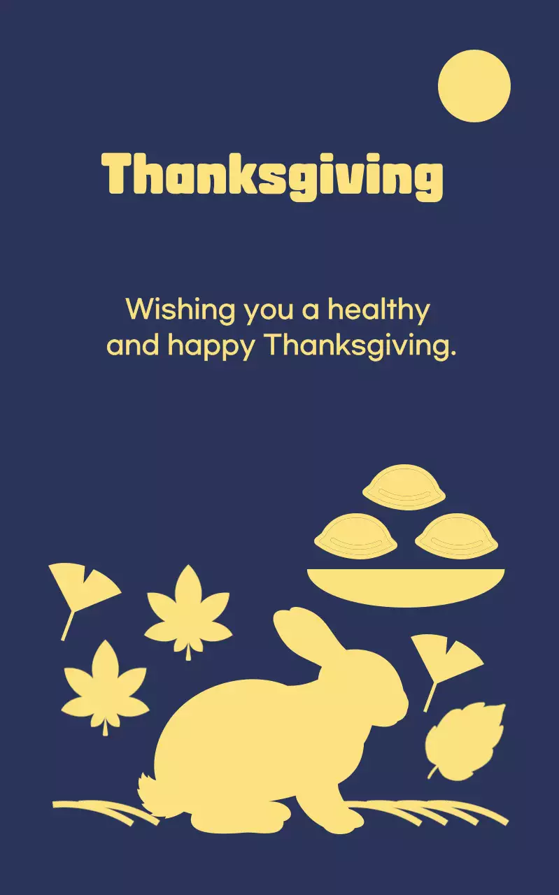 Blue traditional Chuseok celebration