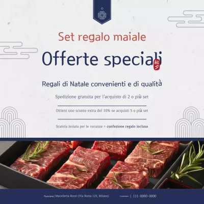 Promozione regalo tradizionale per le feste della Marina
