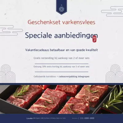 Marine traditionele vakantiegeschenkpromotie