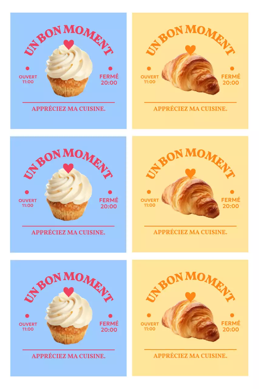 Autocollants promotionnels simples pour café avec photos