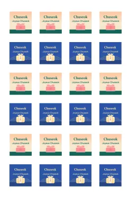 Promouvoir le Chuseok traditionnel en utilisant des dégradés