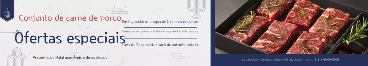 Promoção de presentes tradicionais de Natal da Marinha
