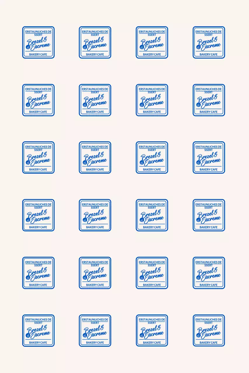 Modernes Frame Cafe Branding