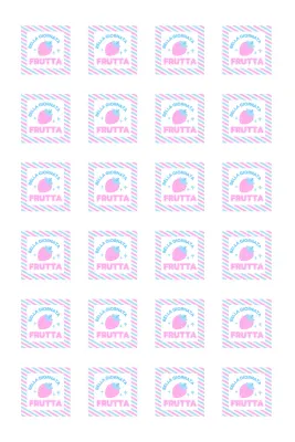 Strisce carine e adesivi illustrativi