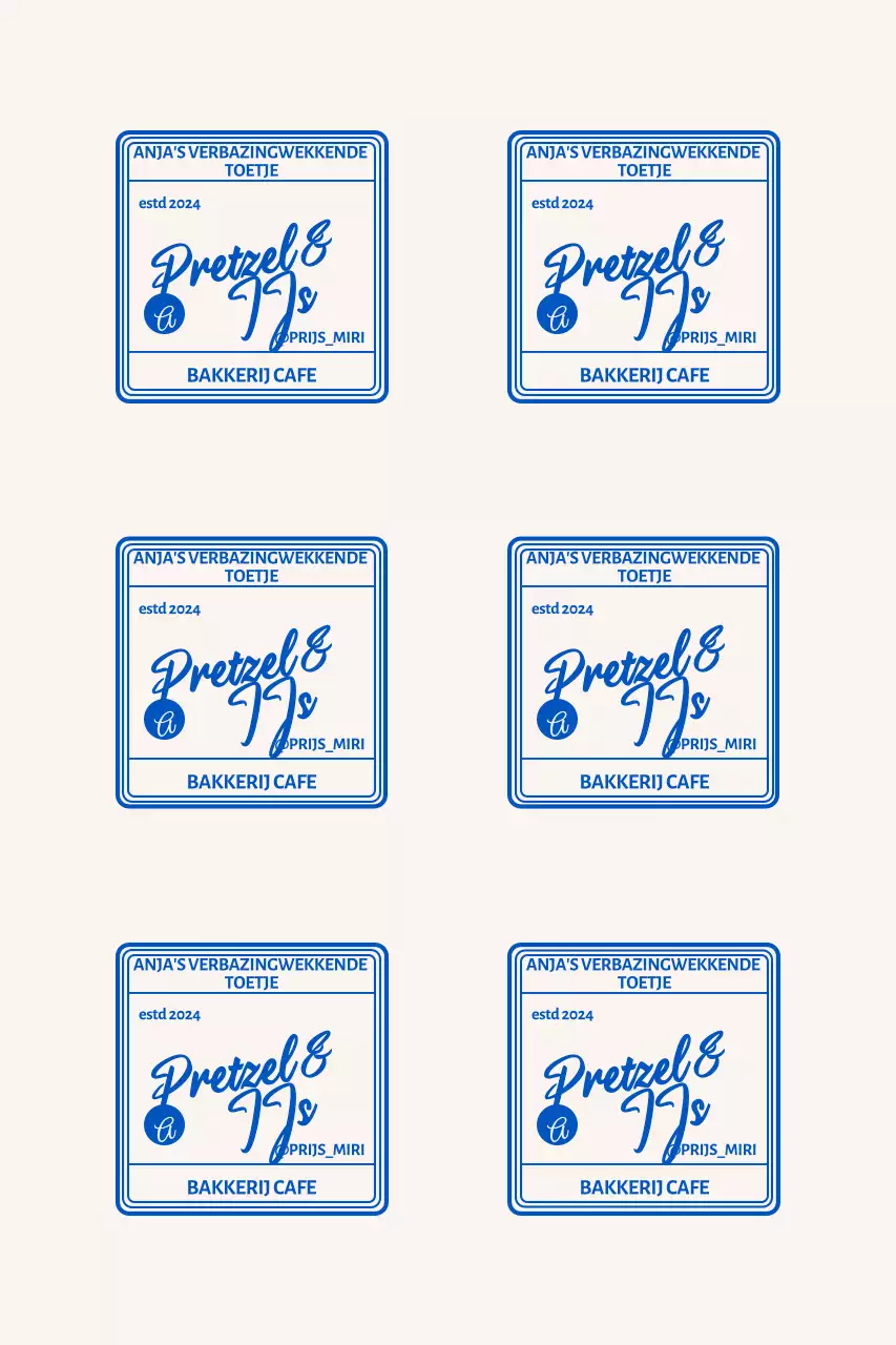 Modern Frame Café Branding