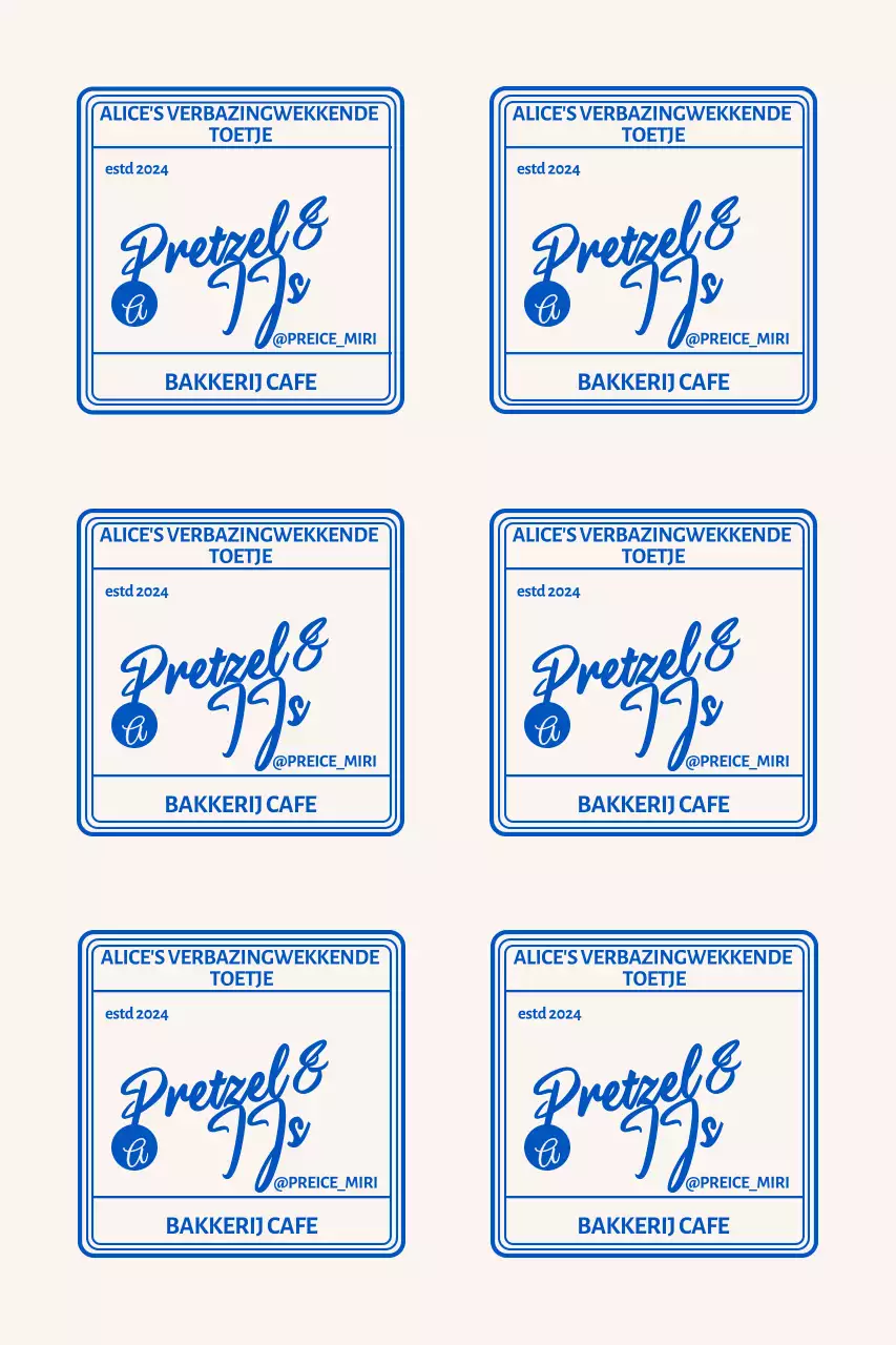 Modern Frame Café Branding