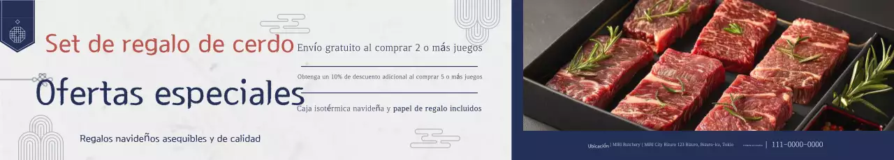 Promoción de regalos navideños tradicionales de la Marina
