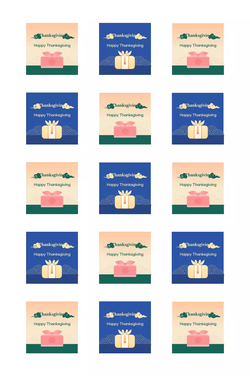 Quảng bá lễ Chuseok truyền thống bằng cách sử dụng gradient