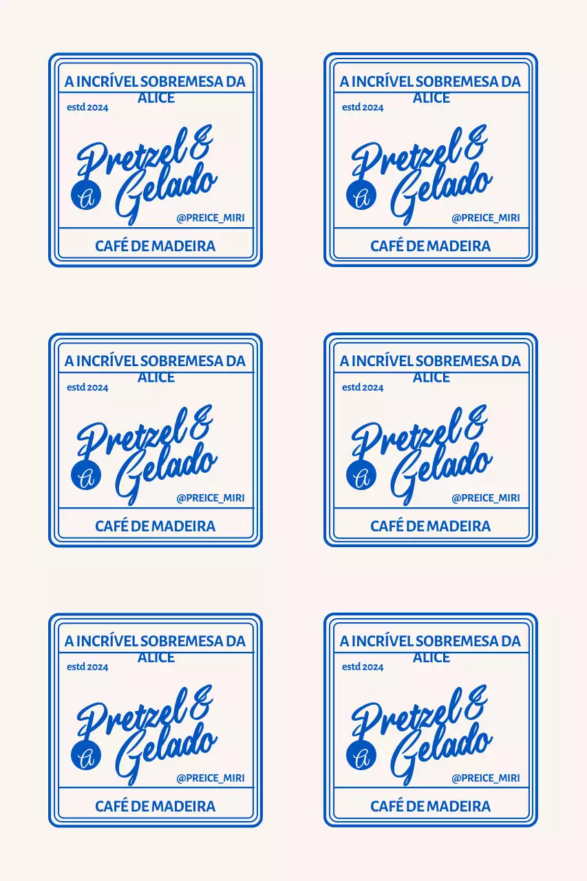 Branding do Modern Frame Cafe