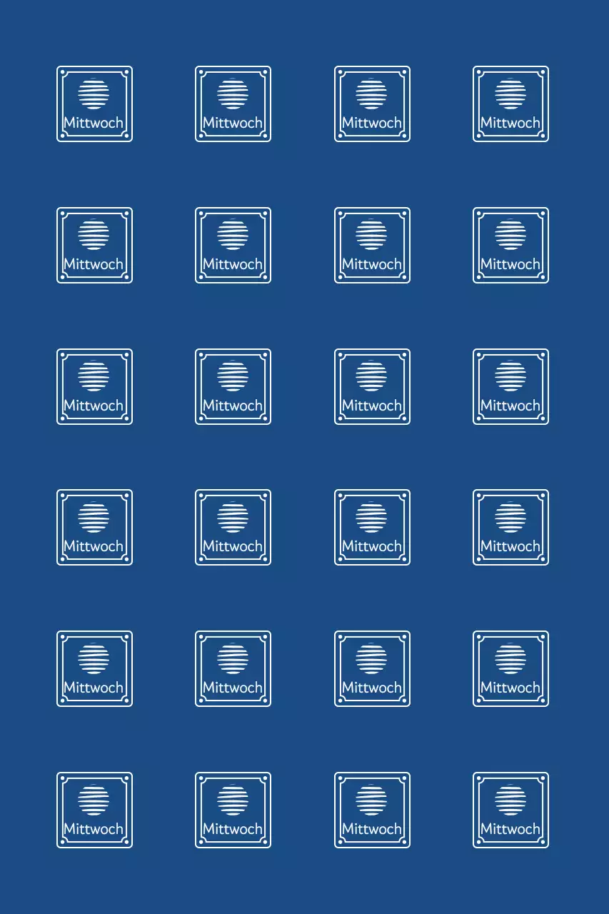 Chuseok-Grüße mit traditionellen Rändern und einem schwebenden Mond