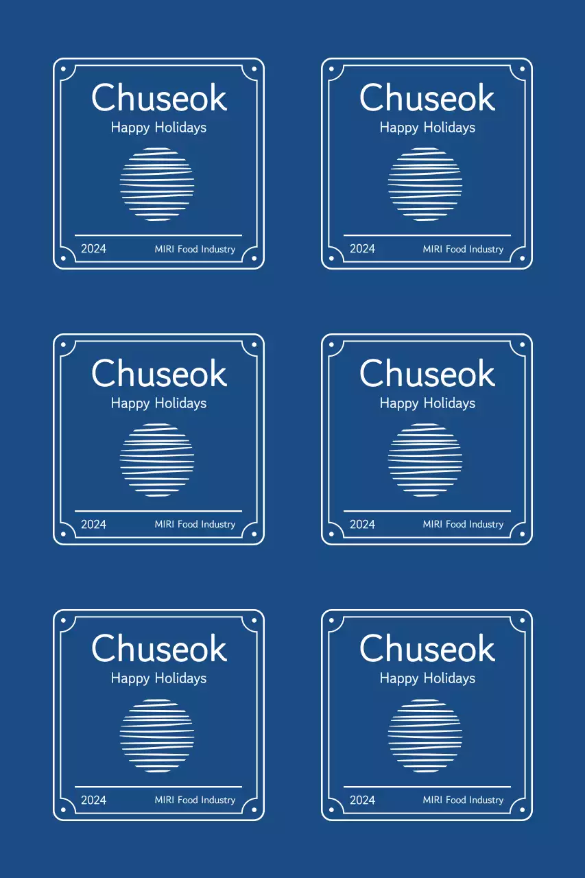 Lời chào mừng Chuseok với đường viền truyền thống và mặt trăng nổi