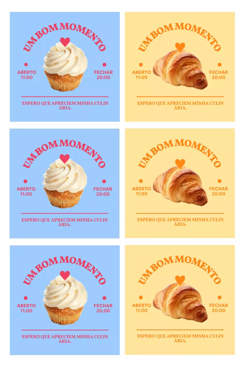 Adesivos promocionais simples para café com fotos