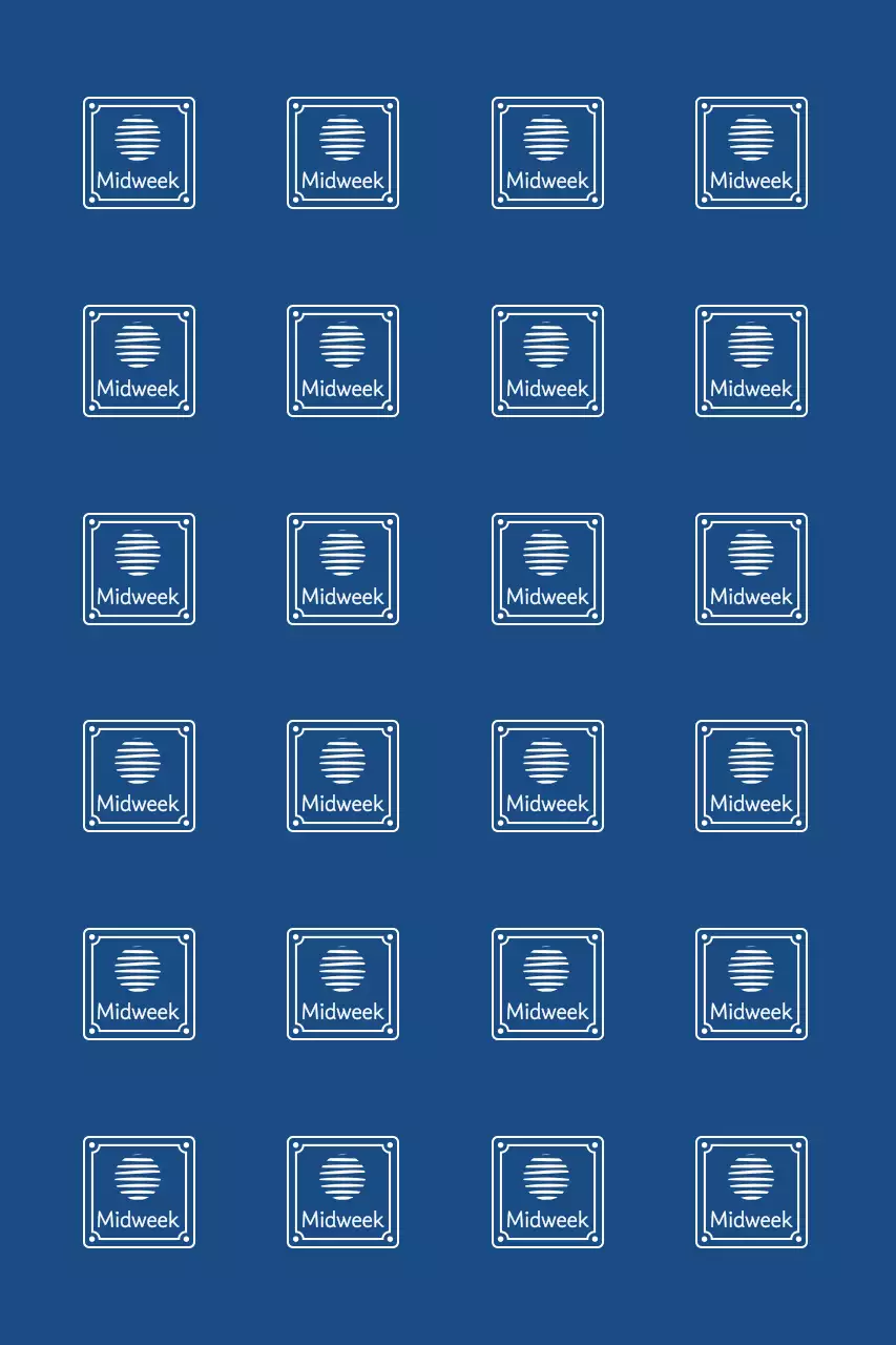 Chuseok-groeten met traditionele grenzen en een zwevende maan