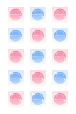 Salutations traditionnelles de Chuseok en dégradé