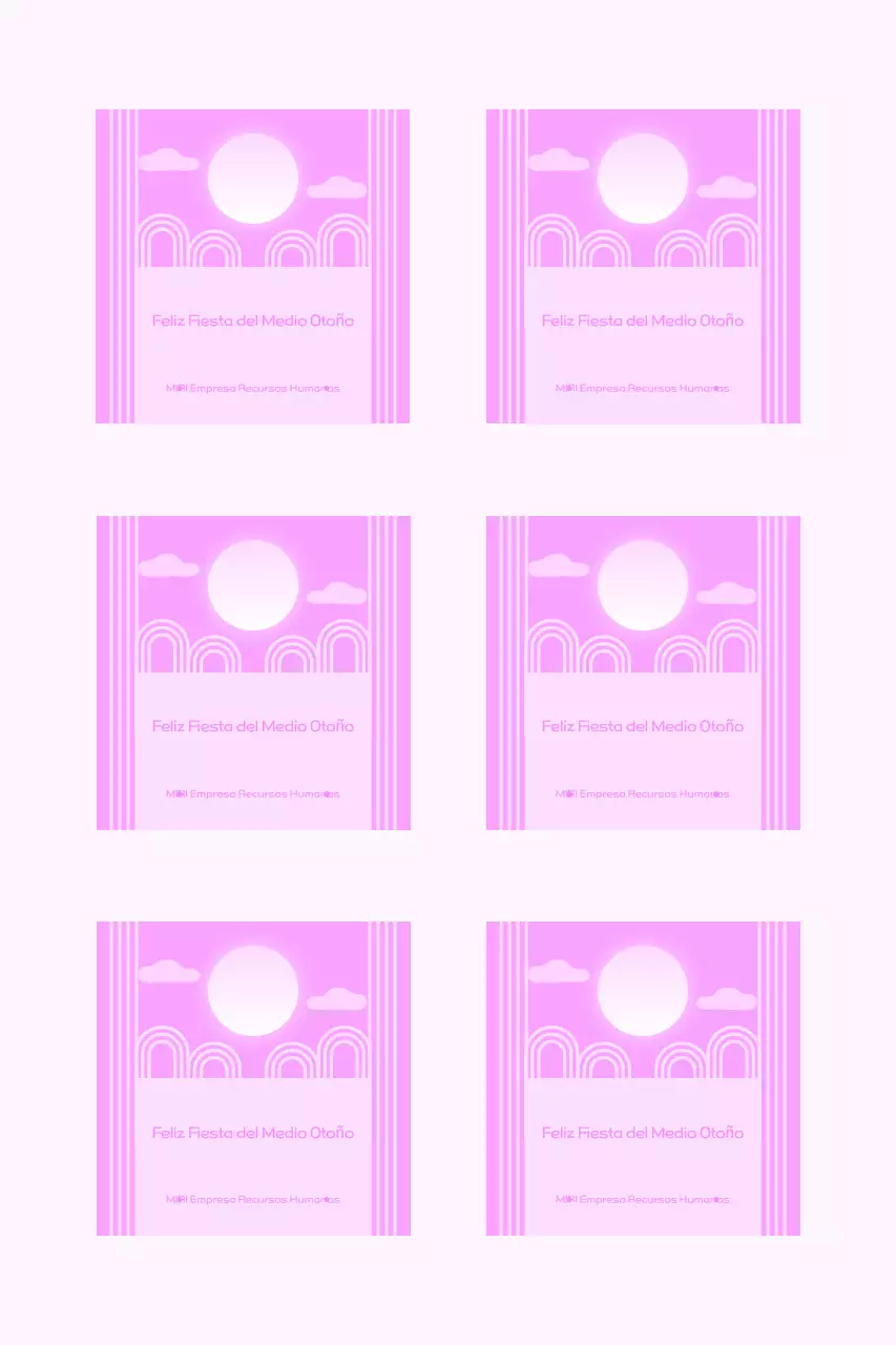 Saludos festivos con fondo degradado y patrón tradicional.