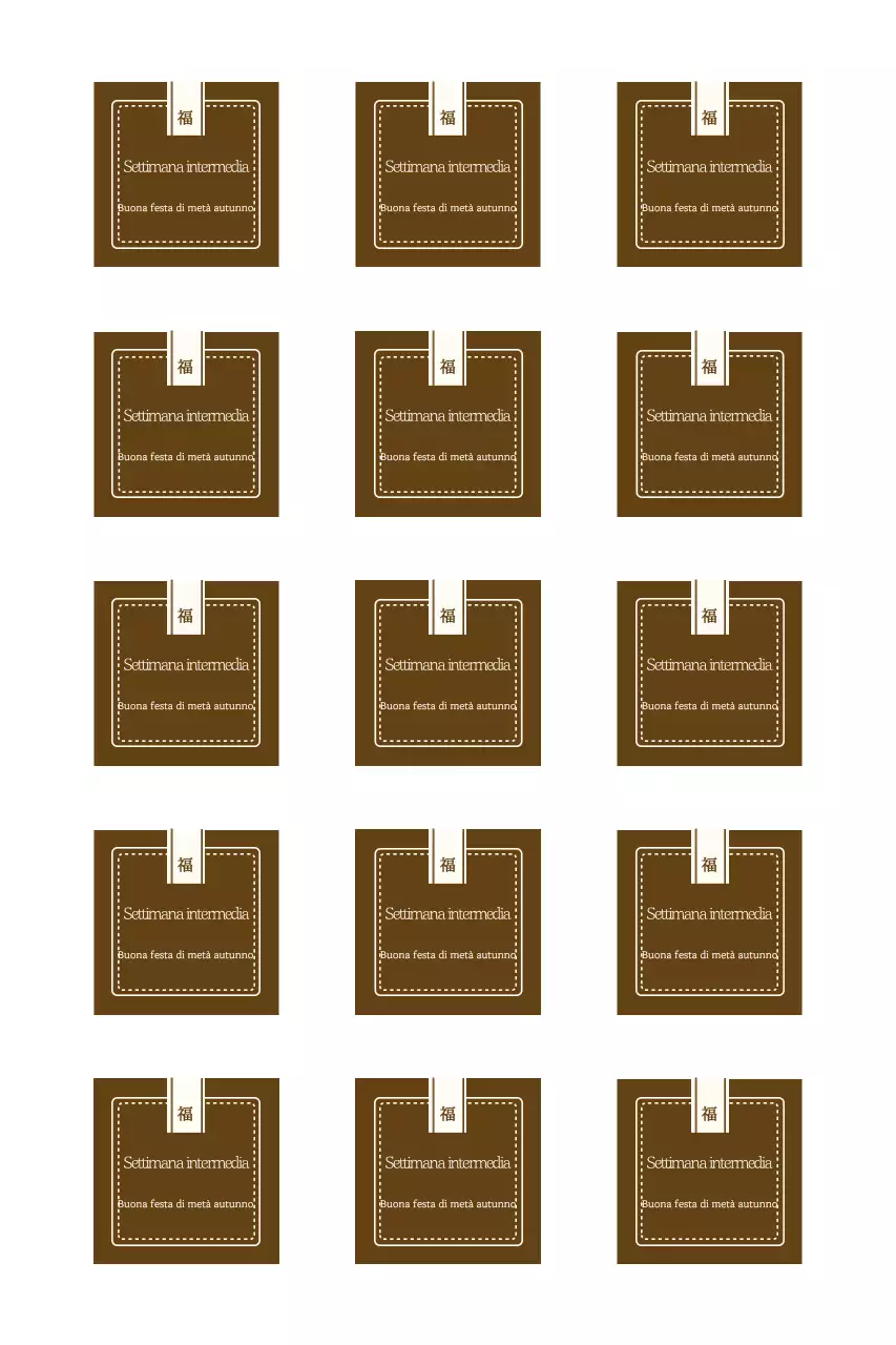 Un saluto Chuseok calmo con un tocco tradizionale