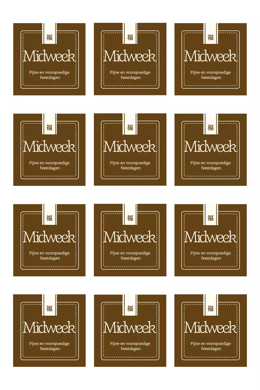 Een kalme Chuseok-begroeting met een traditioneel gevoel