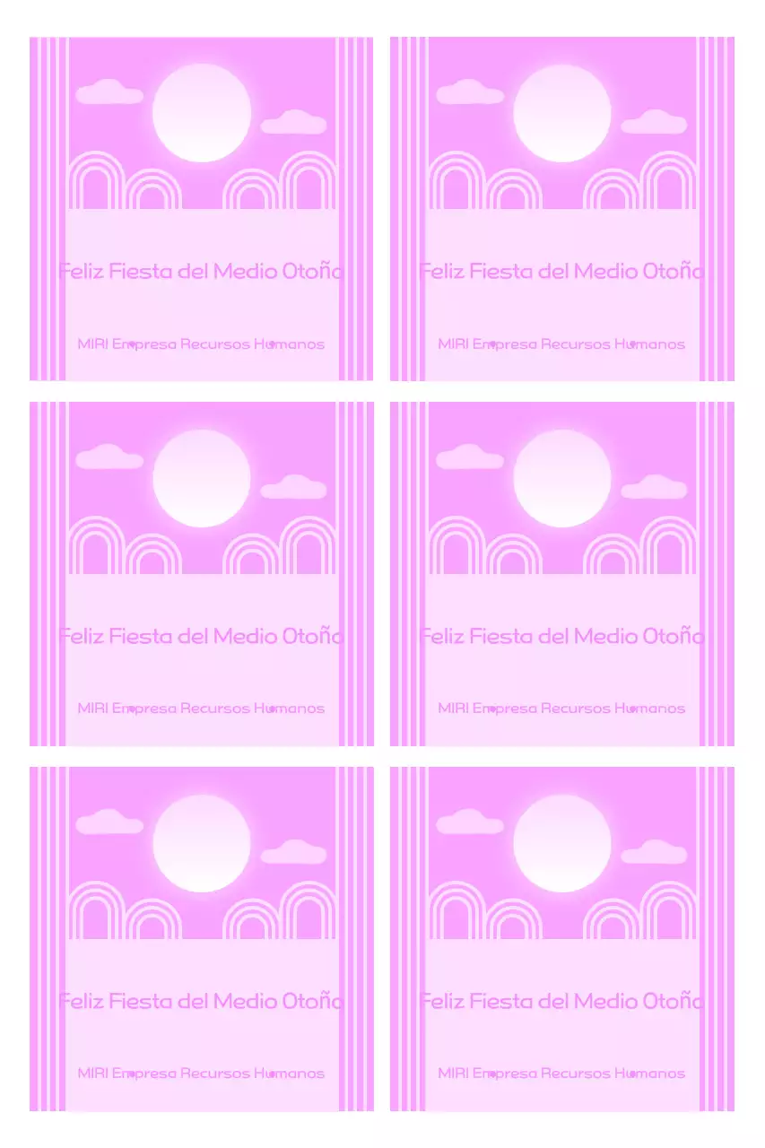 Saludos festivos con fondo degradado y patrón tradicional.