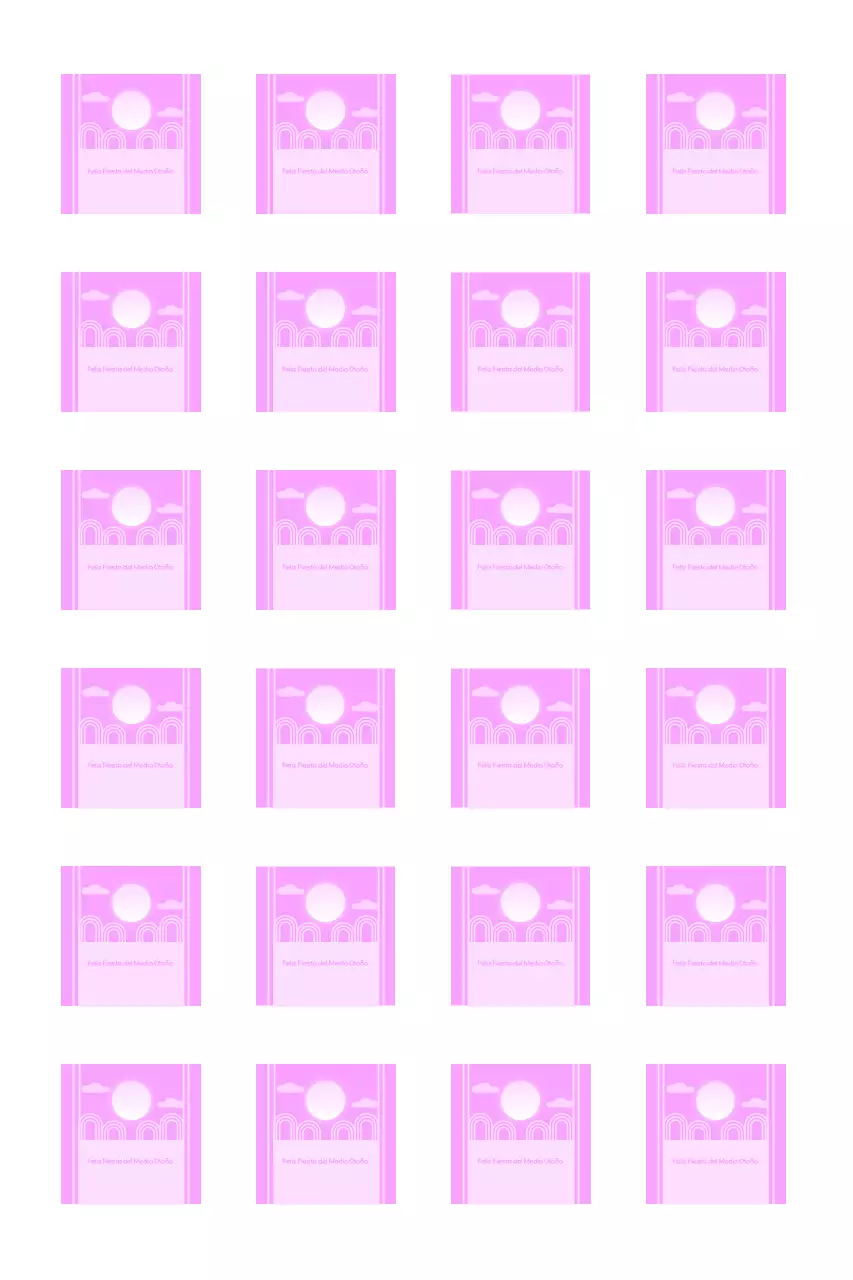 Saludos festivos con fondo degradado y patrón tradicional.