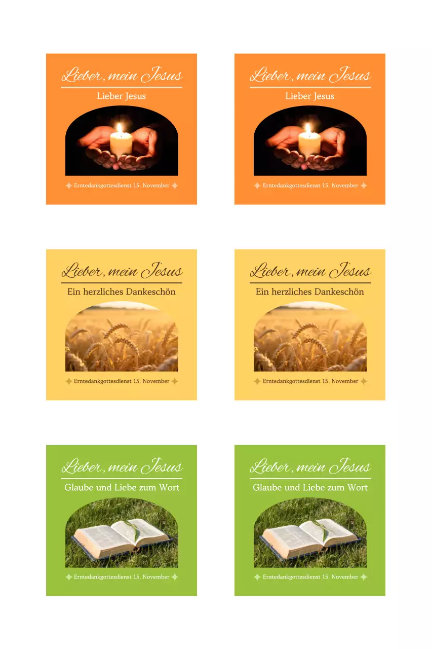 Foto Einfacher Leitfaden für den Erntedankgottesdienst