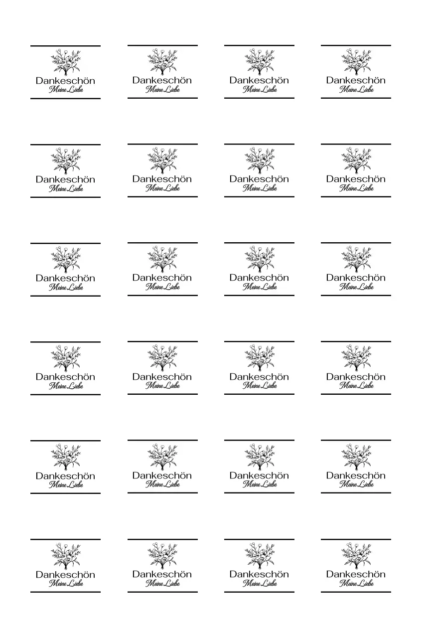 Blumenstrauß Illustration minimal Danke Gruß