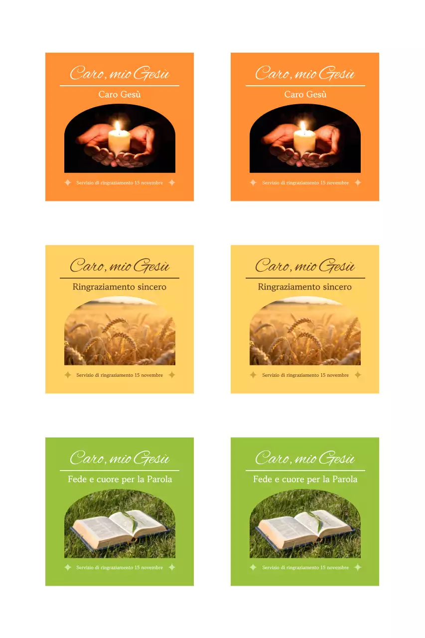 Guida semplice al servizio del Ringraziamento con foto