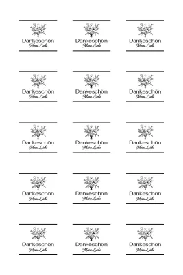 Blumenstrauß Illustration minimal Danke Gruß