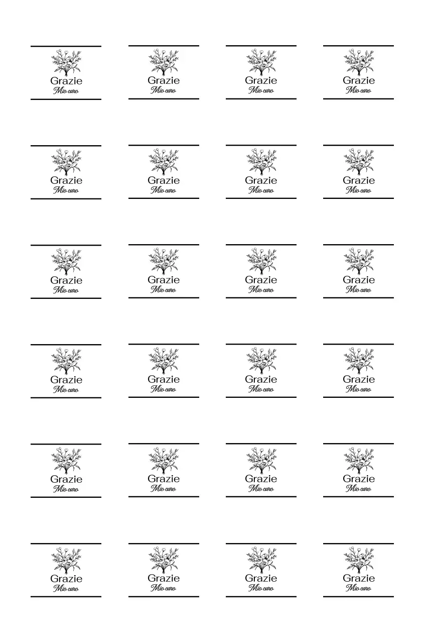 Illustrazione di bouquet con saluto di ringraziamento minimo