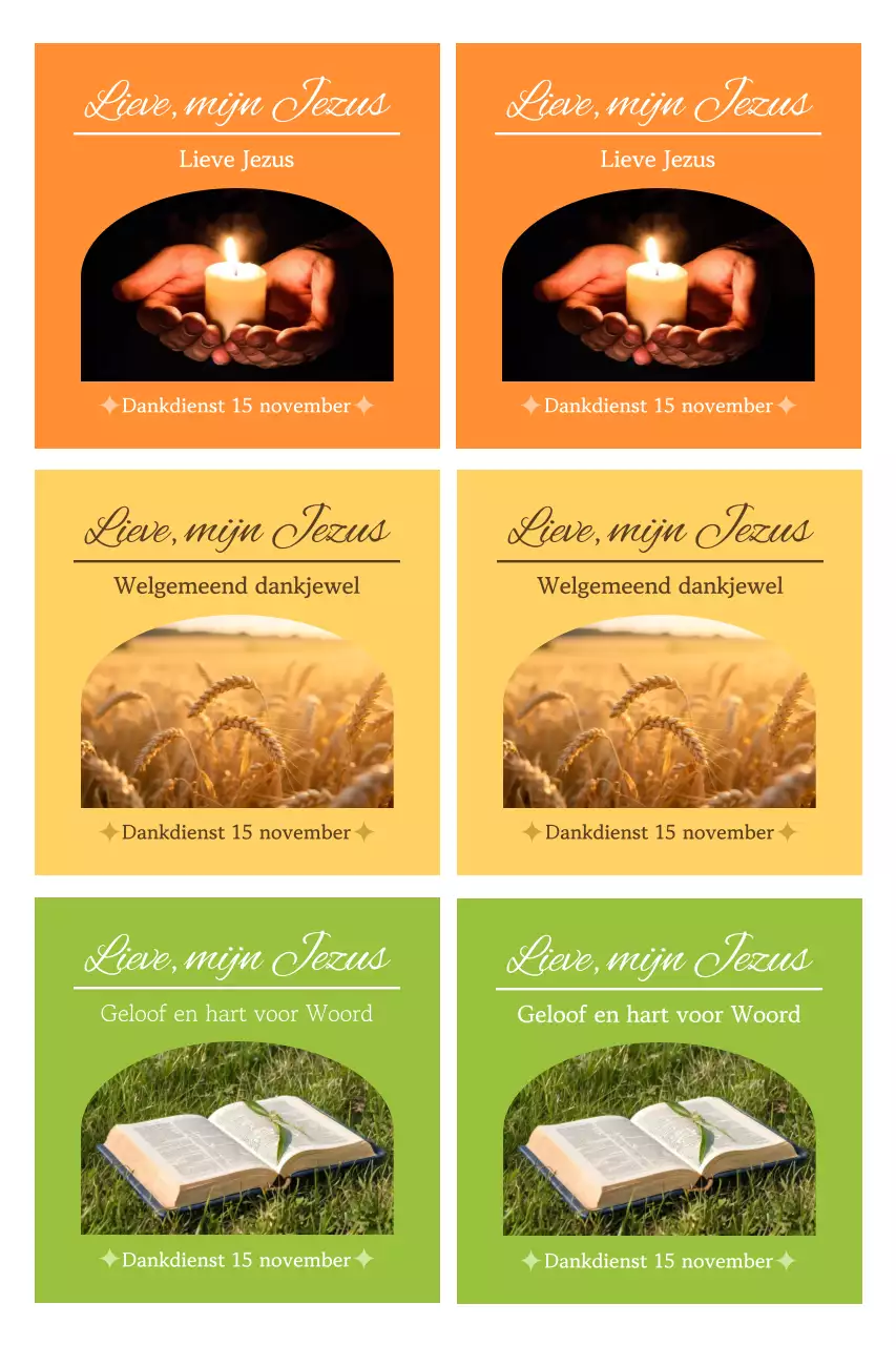 Foto Eenvoudige Thanksgiving-servicegids