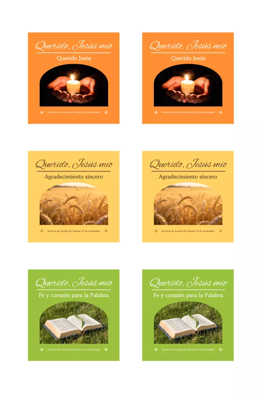 Guía sencilla para el servicio de Acción de Gracias con fotos