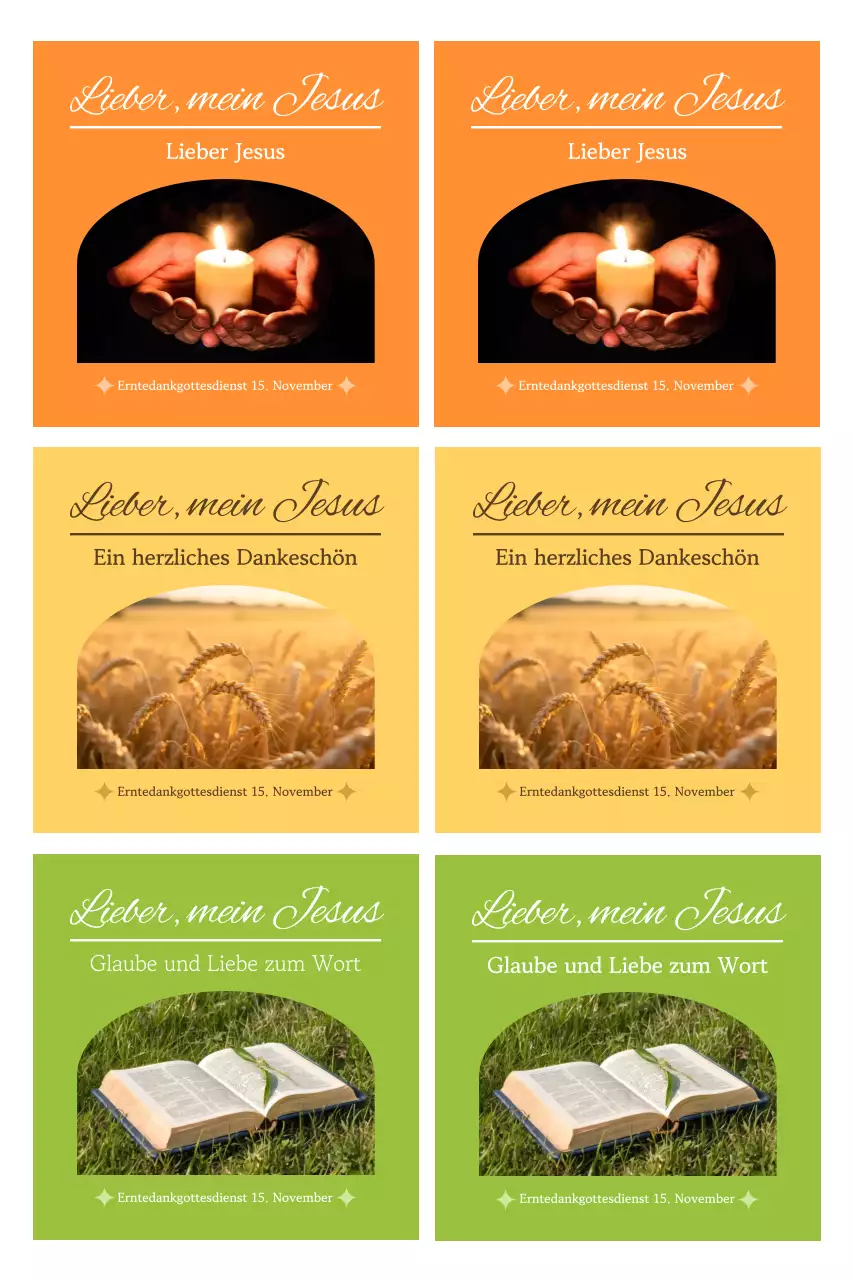 Foto Einfacher Leitfaden für den Erntedankgottesdienst