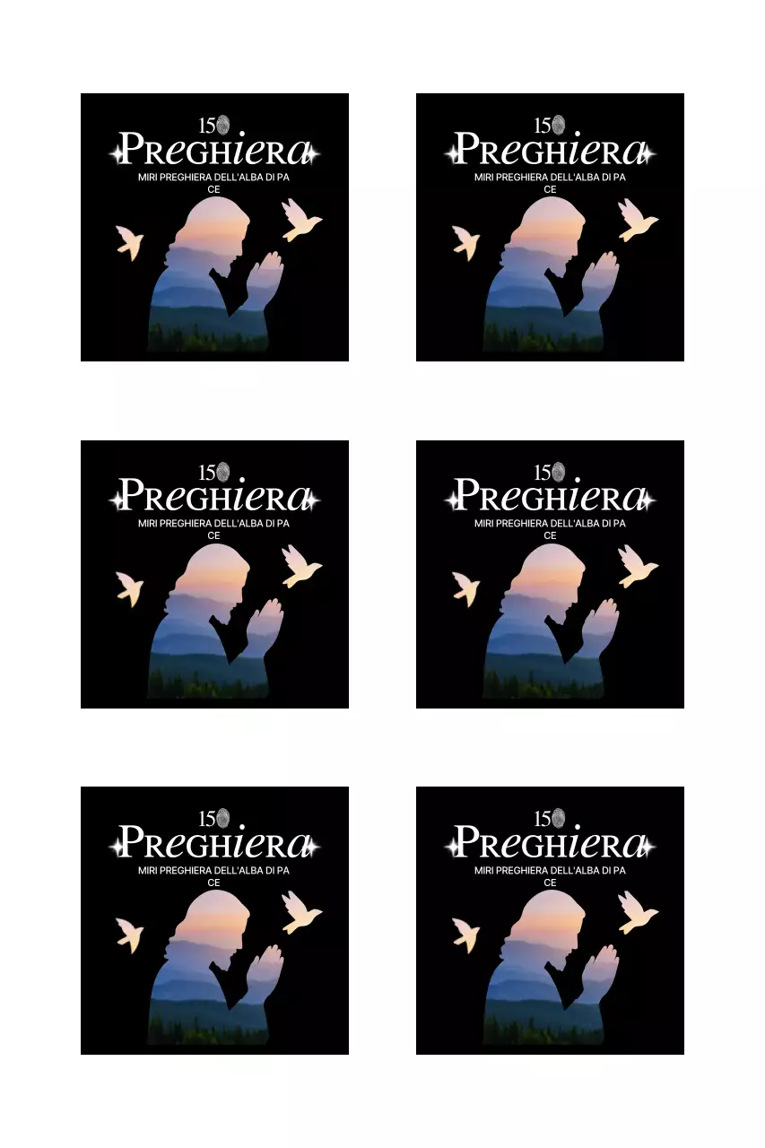 Guida all'incontro di preghiera con la sagoma della persona che prega