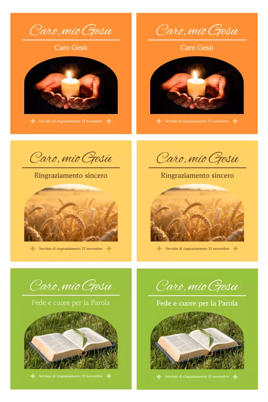 Guida semplice al servizio del Ringraziamento con foto