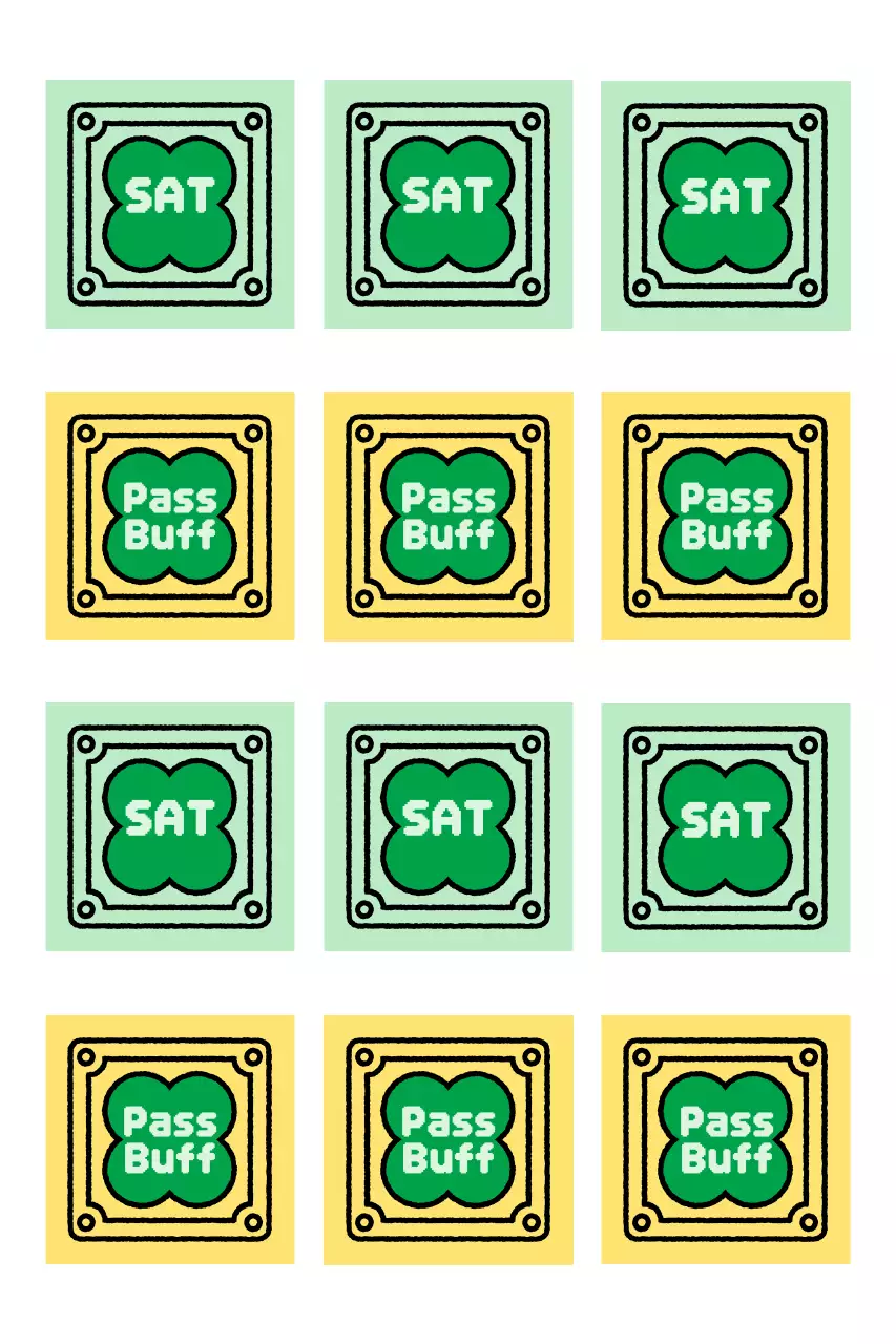 Adesivo vintage con ciondolo per il tifo per il test di abilità scolastica del college