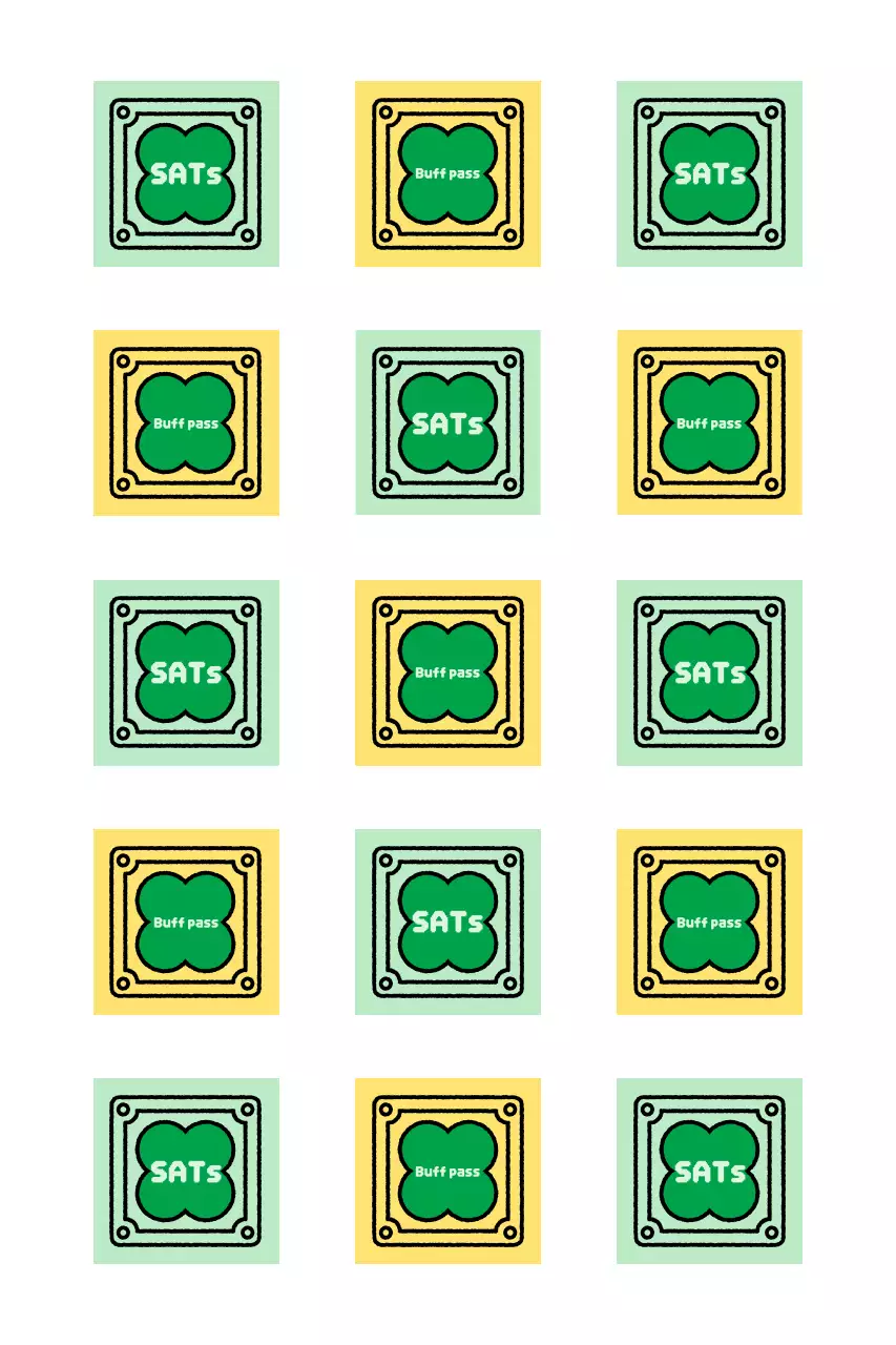 Vintage College Scholastic Ability Test-aanmoedigingssticker