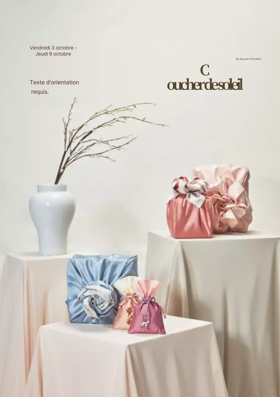 Coffret cadeau traditionnel beige à prix réduit pour Chuseok