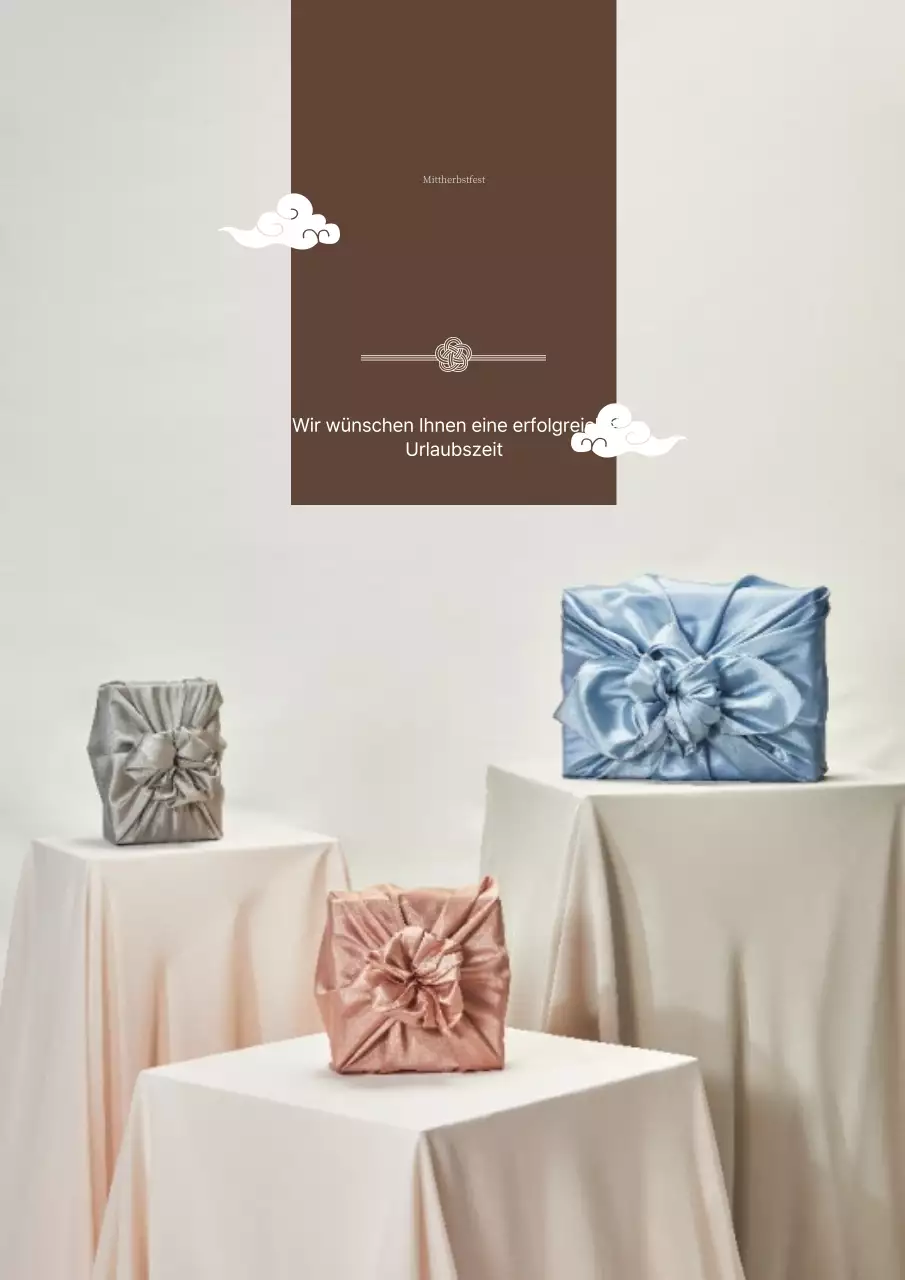 Beiges traditionelles Geschenkset Rabatt Chuseok