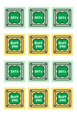 Vintage College Scholastic Ability Test-aanmoedigingssticker