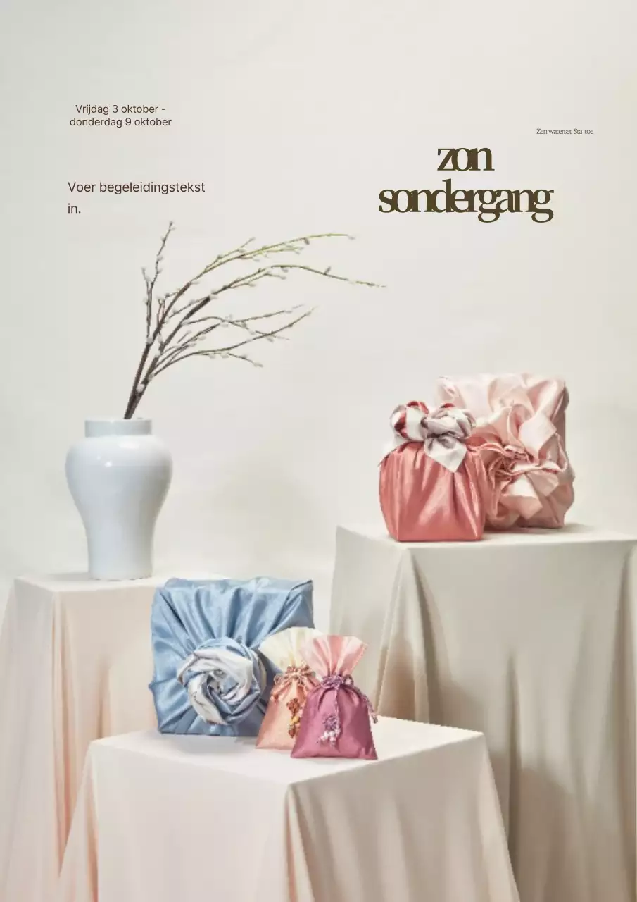 Beige Traditionele Cadeauset Korting Chuseok