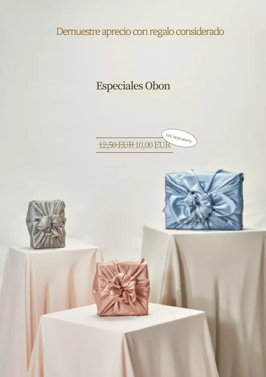 Conjunto de regalo tradicional beige con descuento para Chuseok