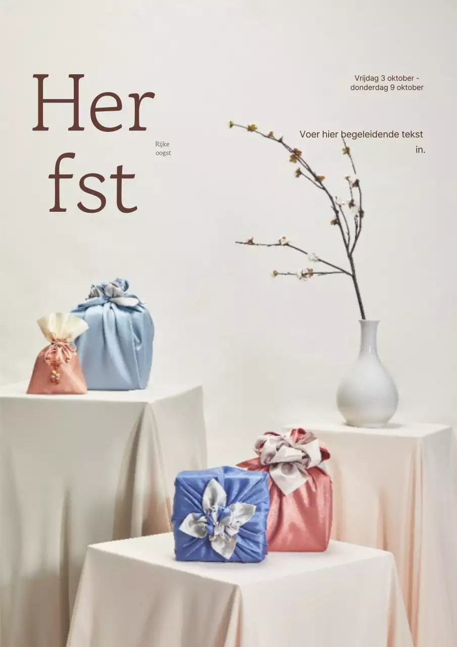 Beige Traditionele Cadeauset Korting Chuseok