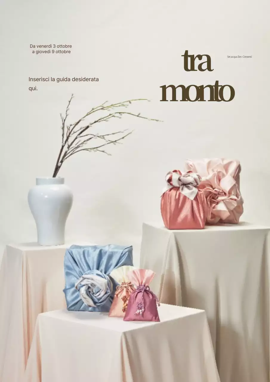 Set regalo tradizionale beige scontato Chuseok