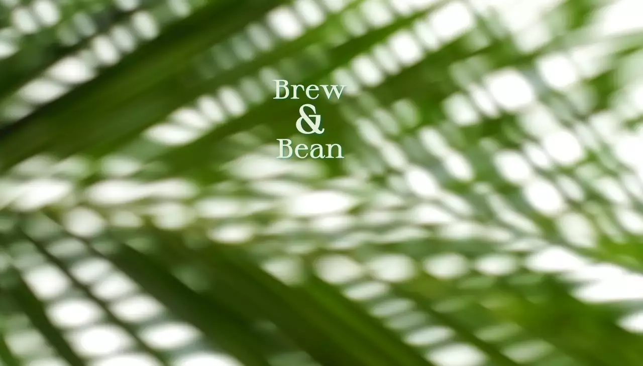 緑 シンプル カフェ ロゴ 写真